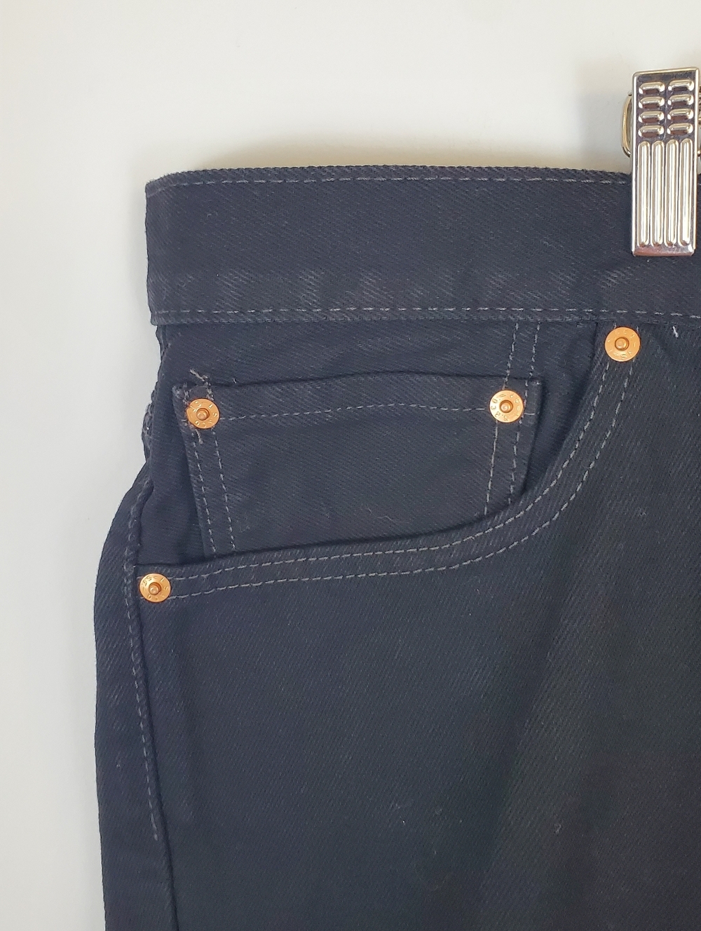 Levi's 550 Men's Black Relaxed Fit Jeans Size 54x32 100% Cotton NWT - Picture 6 of 16